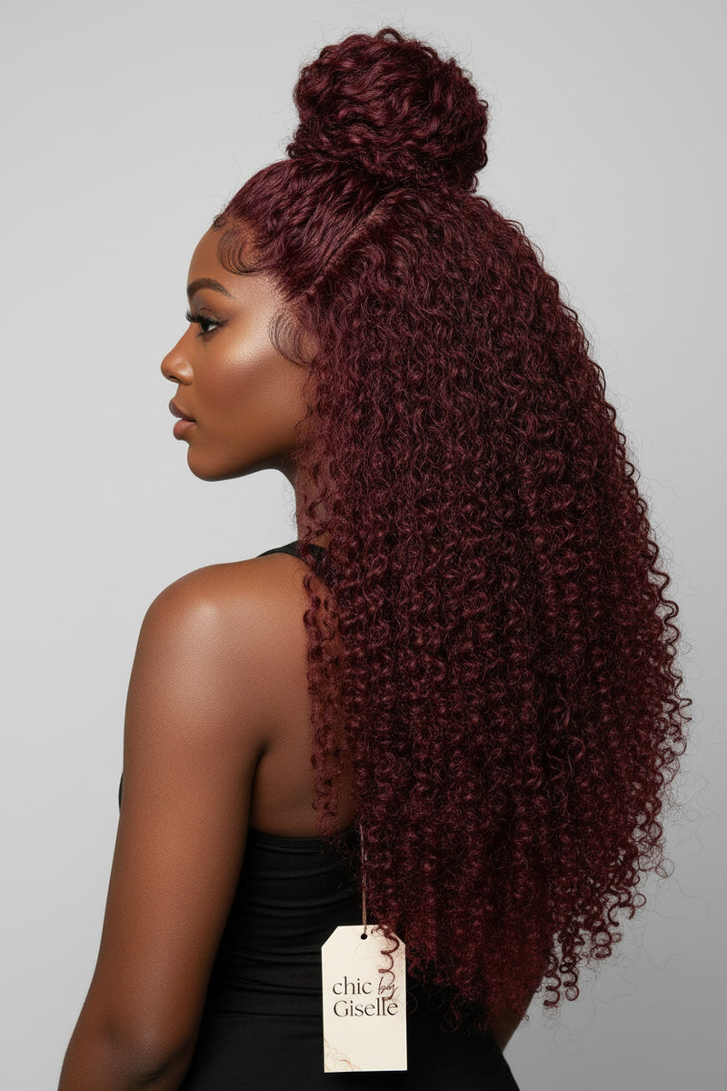 Half wig  kinky curly 